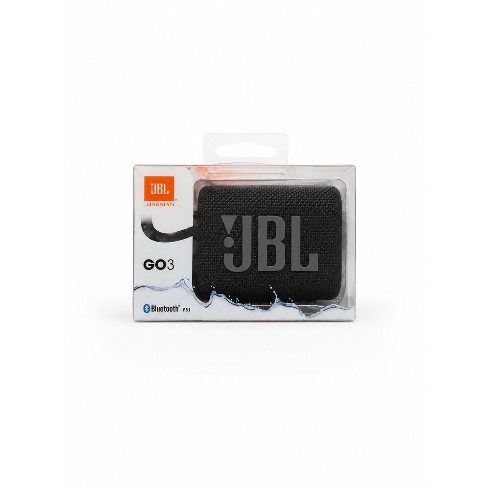 JBL GO 3 Wireless Bluetooth Speaker Portable Waterproof Black NEW *** JBL GO 3